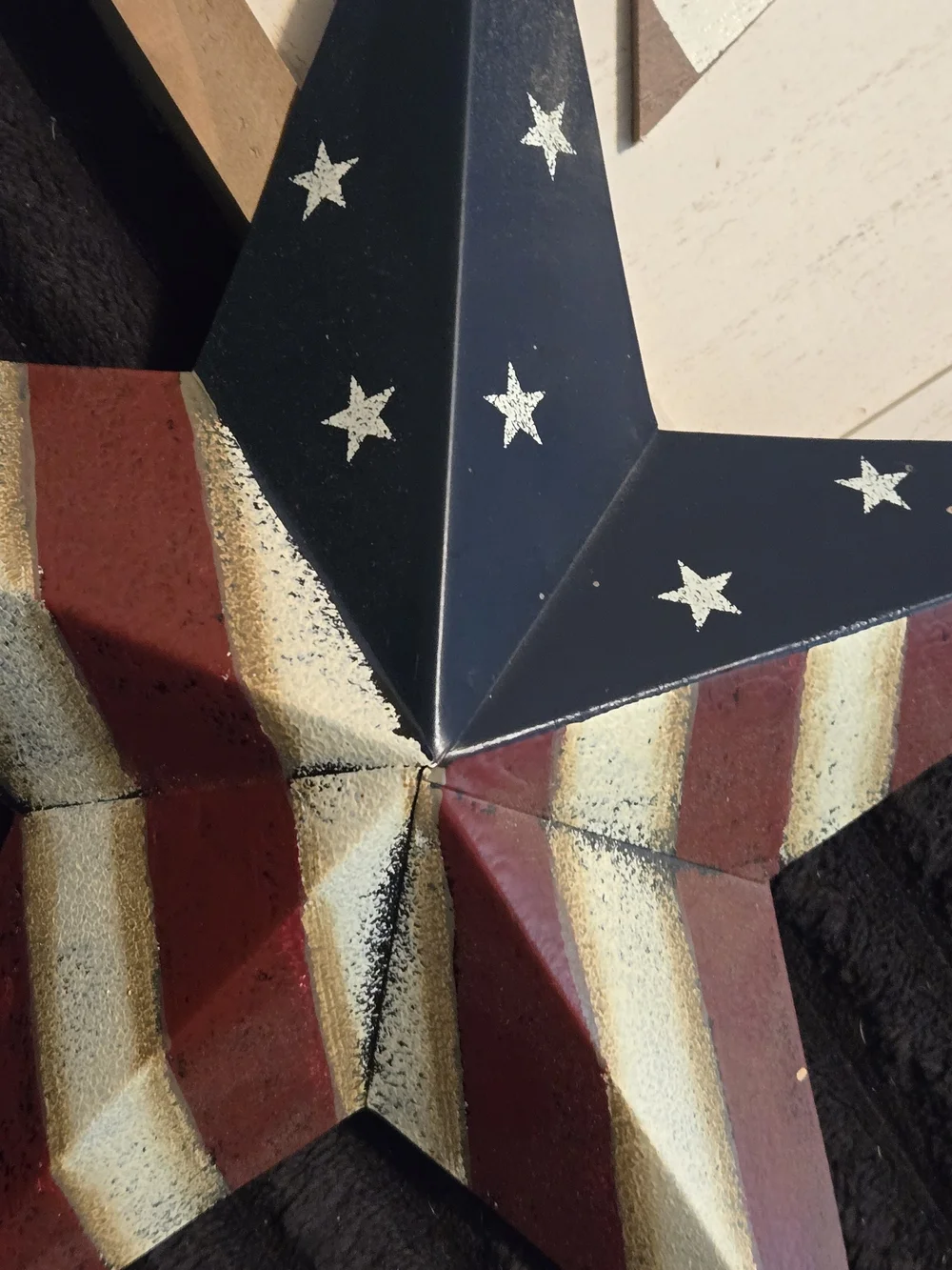 Patriotic Star Wall Decor Set - Red, White & Blue